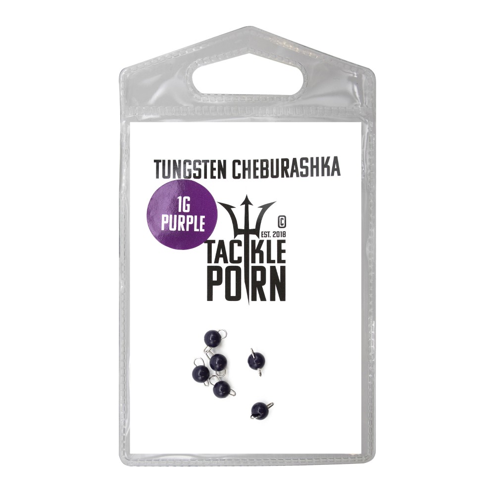 Tackle P*rn Tungsten Cheburashka Purple - Jigkopf 1,5g - purple - 5Stück