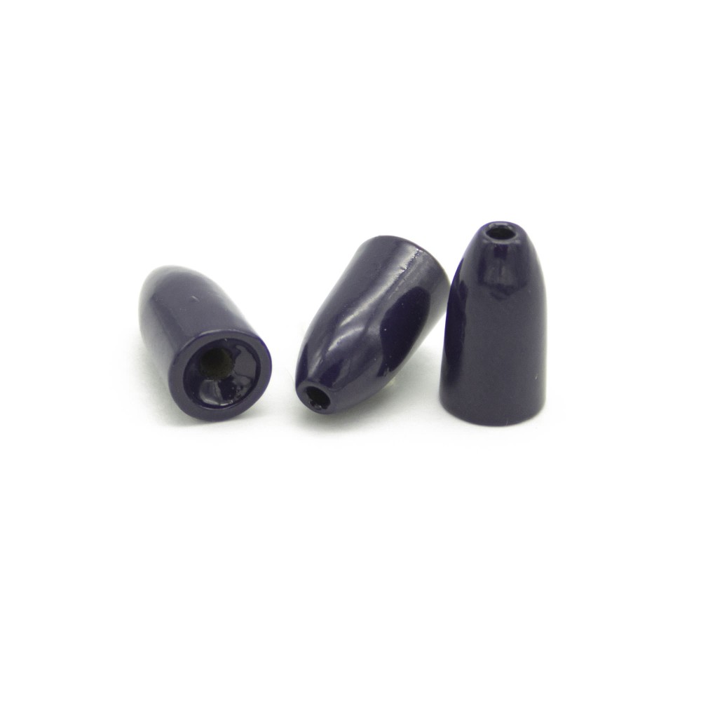 Tackle Porn Tungsten Bullet Weight Purple Bullet Weight 1/4oz - 7g - purple - 3Stück