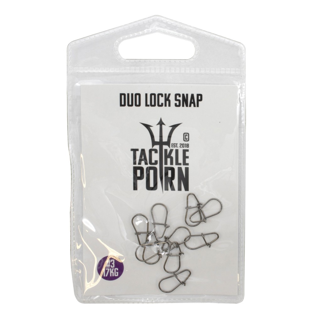 Tackle P*rn Duo Lock Snap - Köder Einhänger 15mm - 3 - 10Stück