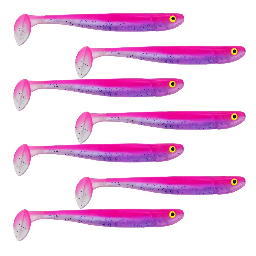 Tackle P*rn Magnetic Mama - Softbait 9.9cm - Pink Shiner - 7g - 7 Stück