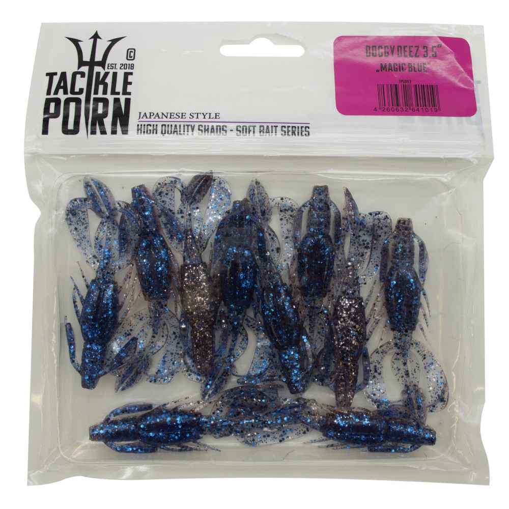 Tackle Porn Doggy Deez Creature Bait 9,0 cm - 3,5g - 10 Stück - Magic Blue