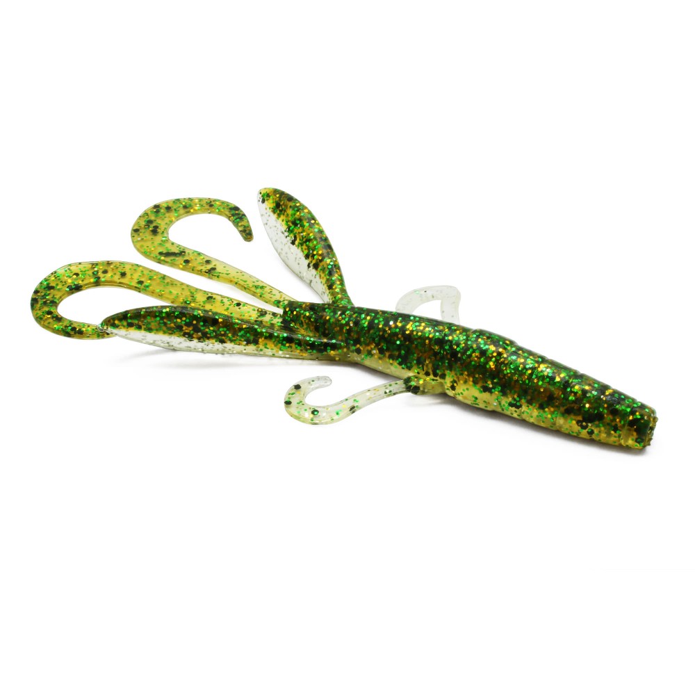 Tackle Porn Flabby Flactor Creature Bait 9,5 cm - 5g - 10 Stück - Glowy Green