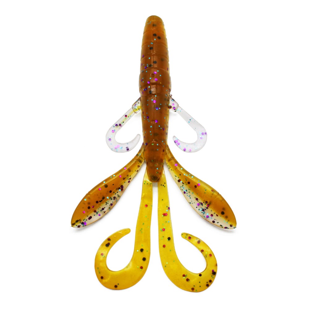 Tackle P*rn Flabby Flactor - Creature Bait 9,5 cm - 5g - 10 Stück - Orange Oil