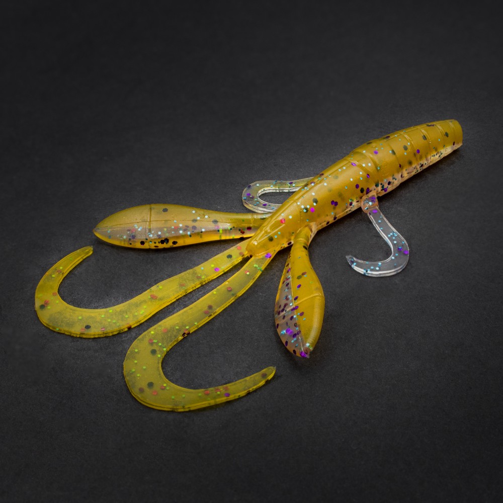 Tackle P*rn Flabby Flactor - Creature Bait 9,5 cm - 5g - 10 Stück - Orange Oil