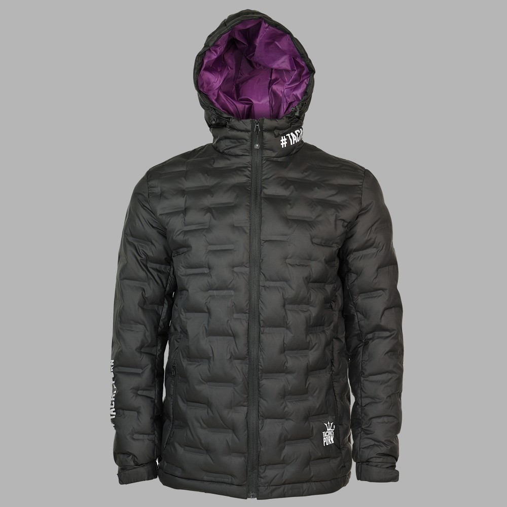 Tackle Porn Down Jacket Drunken Duck Übergangsjacke Gr. S - schwarz