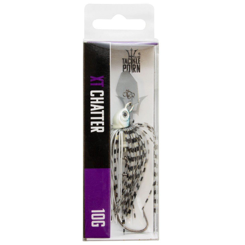 Tackle Porn XT Chatter Skirted Jig Gizzy Ghost - 10g - 92mm - 1 Stück