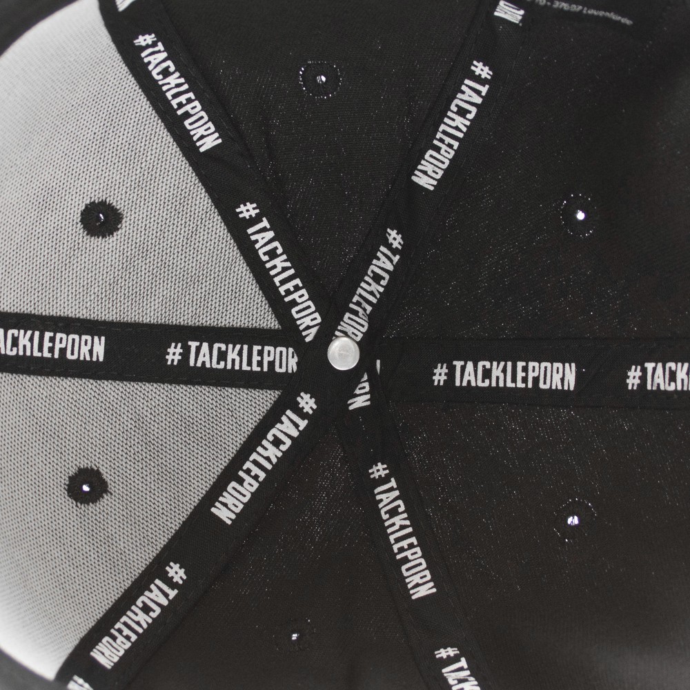 Tackle P*rn Snapback Cap Logo Patch - Kappe schwarz - Gr. uni