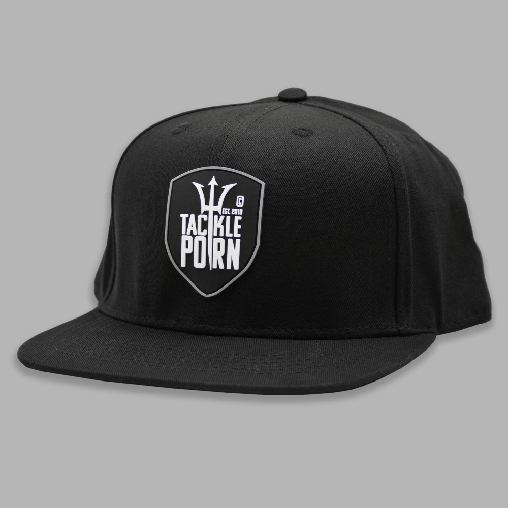 Tackle P*rn Snapback Cap "Logo Patch" - Kappe schwarz - Gr. uni