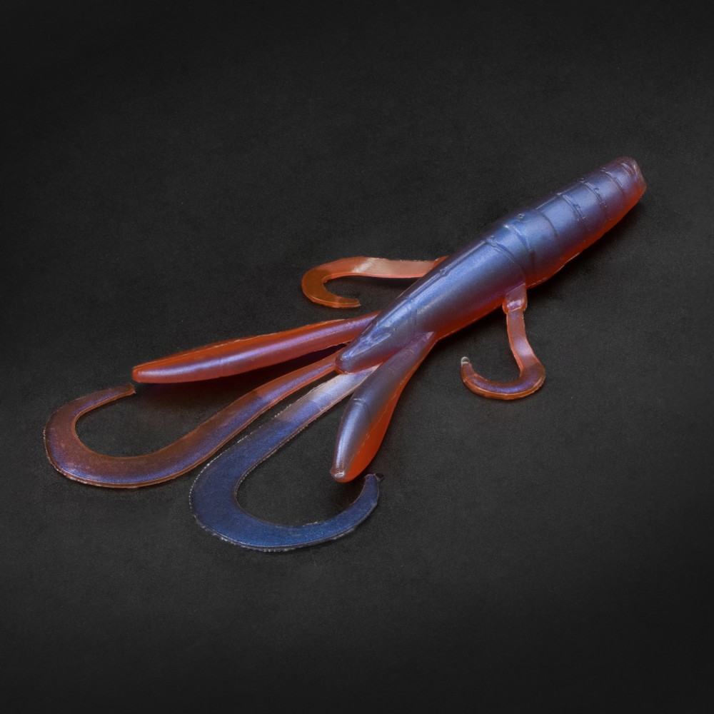 Tackle P*rn Flabby Flactor - Creature Bait 9,5 cm - 5g - 10 Stück - Pro Blue/Red Pearl