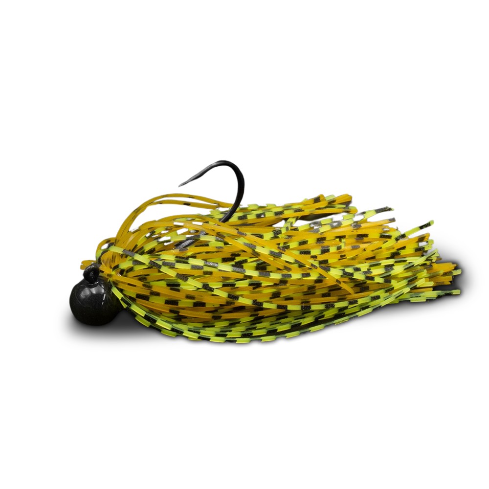 Tackle P*rn Skirted Jig - Jigkopf 12g - Orange Lime - 1Stück
