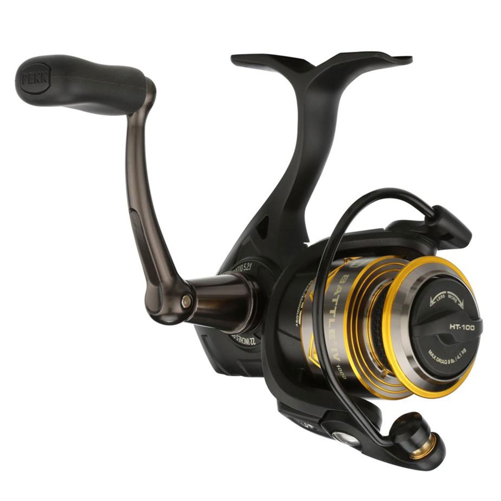 Penn Battle® IV Spinning Reel - Spinnrolle 1000 - 160m/ 0,18mm - 5,2:1 - 221g