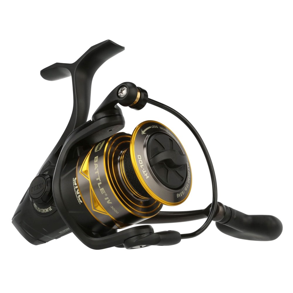 Penn Battle® IV Spinning Reel - Spinnrolle 3000 - 180m/ 0,28mm - 6,2:1 - 329g