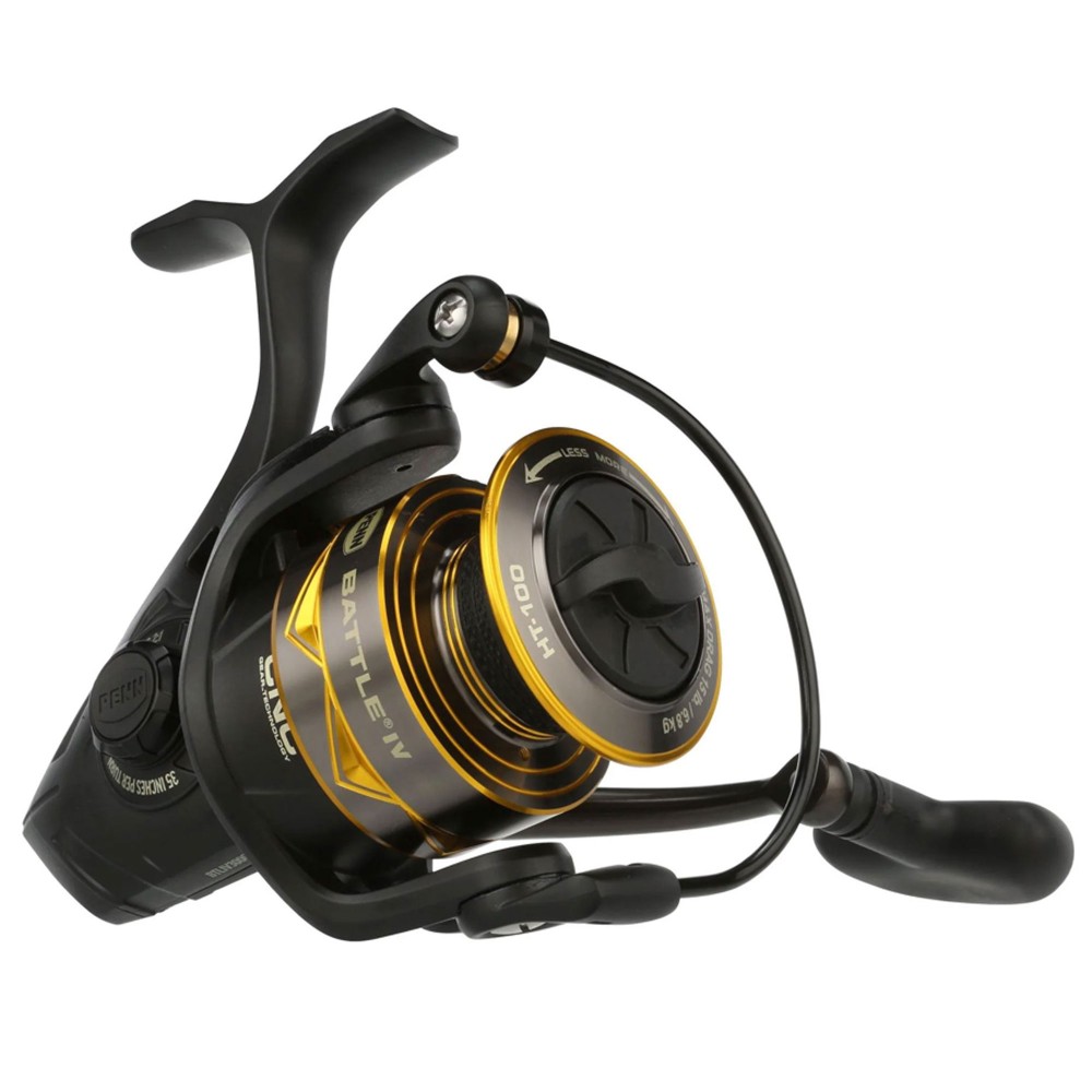 Penn Battle® IV Spinning Reel - Spinnrolle 4000 - 245m/ 0,28mm - 6,2:1 - 343g