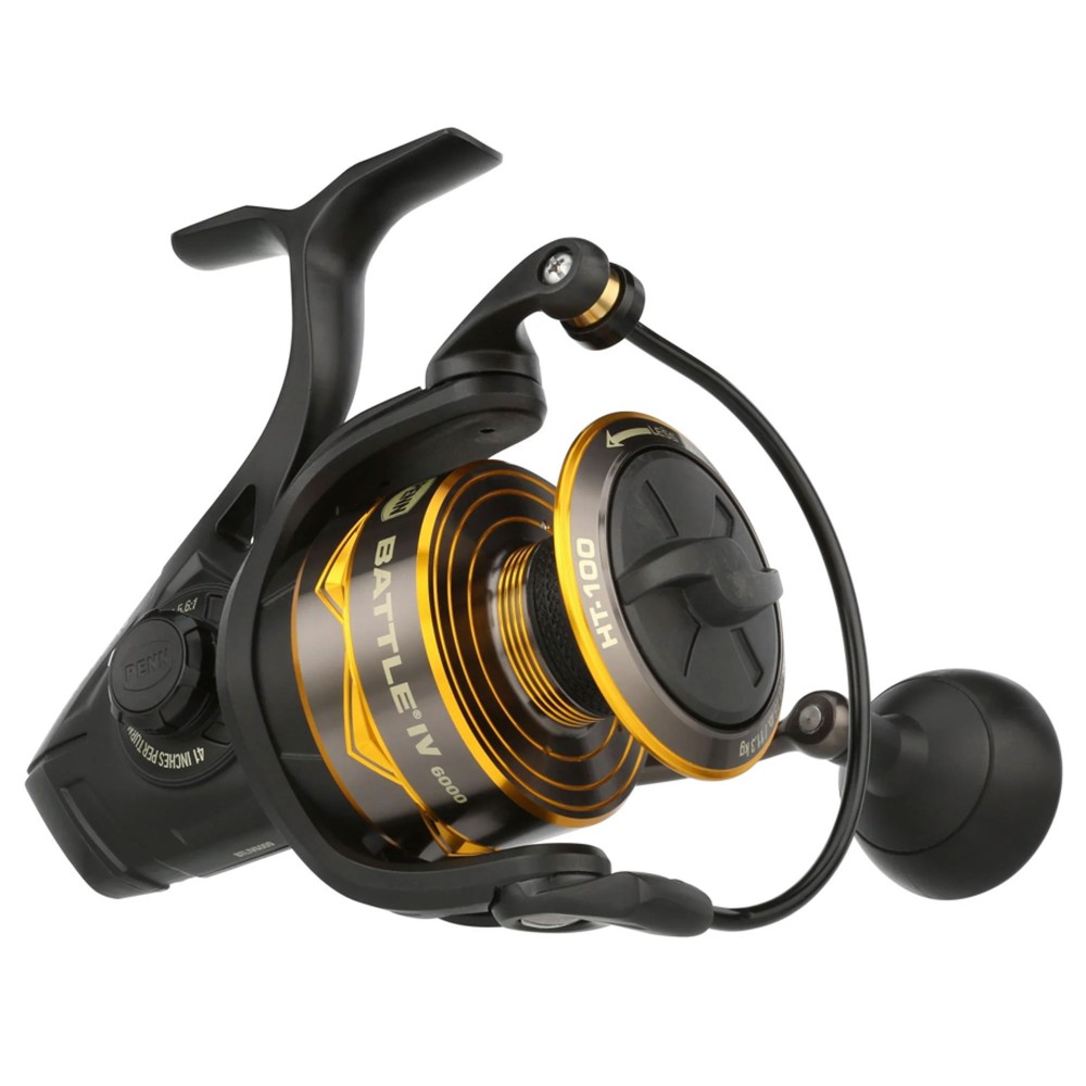 Penn Battle® IV Spinning Reel - Spinnrolle 6000 - 305m/ 0,38mm - 5,60:1 - 590g