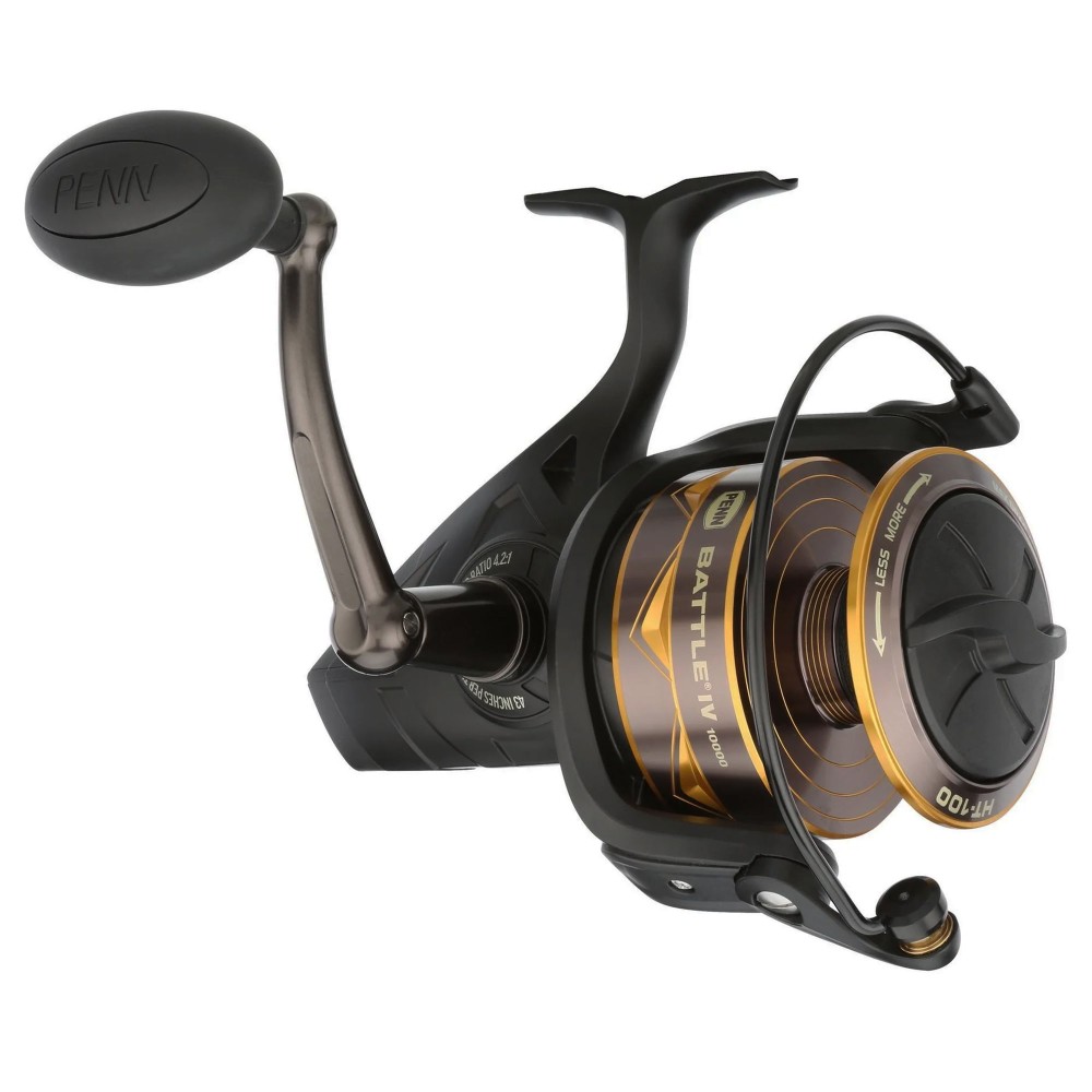 Penn Battle® IV Spinning Reel - Spinnrolle 10000FD - 360m/ 0,46mm - 4,2:1 - 1100g