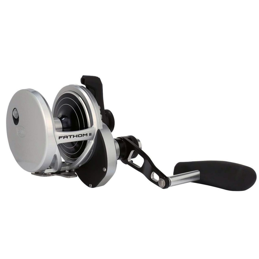 Penn Fathom™ II Lever Drag 2 Speed - Multirolle 25N LH - 300m/ 0,46mm - 5,5:1 - 570g