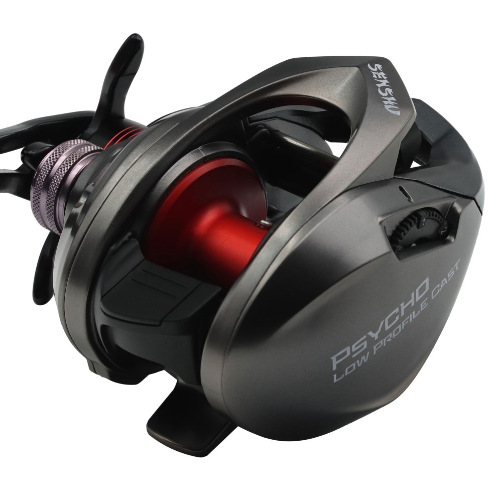 Senshu Psycho Low Profile Cast 100 LH - Baitcastrolle 150m/ 0,285mm - 7,3:1