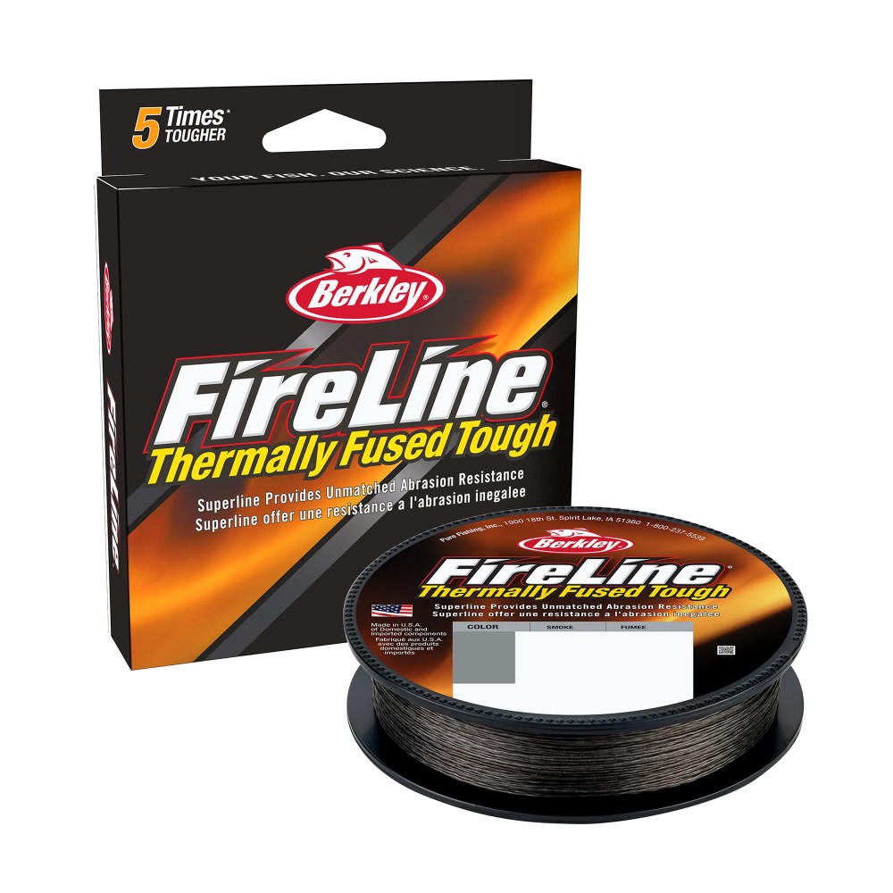 Berkley FireLine Fused Original Geflochtene Schnur Smoke - TK6,2kg - 0,10mm