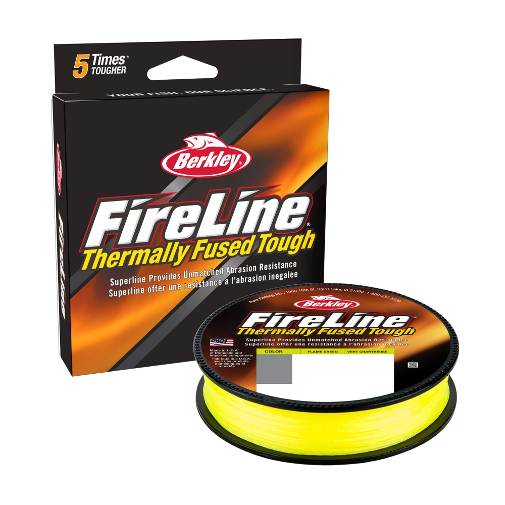 Berkley FireLine Fused Original Geflochtene Schnur Flame Green - TK6,2kg - 0,10mm