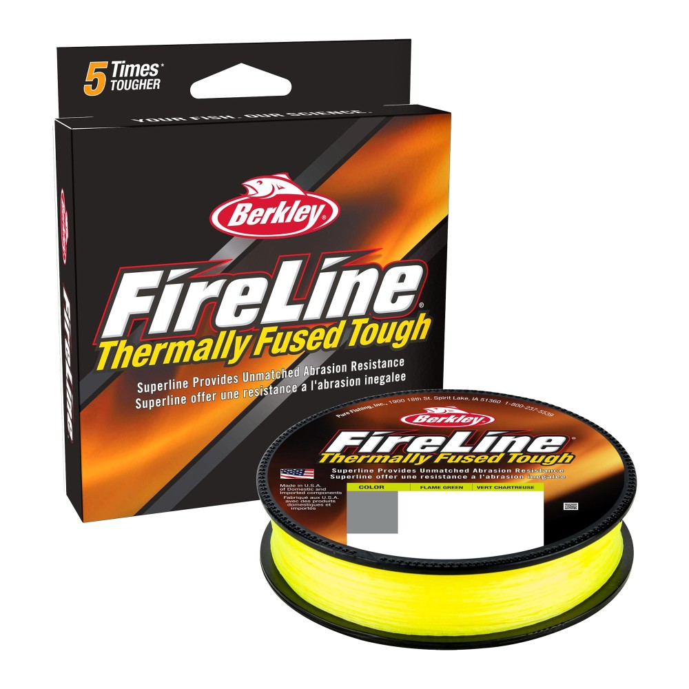 Berkley FireLine Fused Original Geflochtene Schnur Flame Green - TK8,3kg - 0,15mm