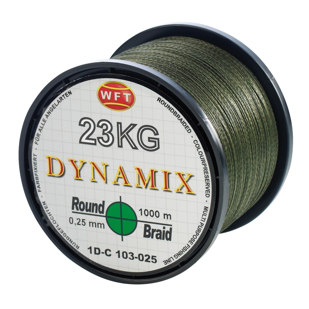WFT Round Dynamix grün 23 KG 1000 m 0,25mm grün - TK23kg - 0,25mm - 1000m