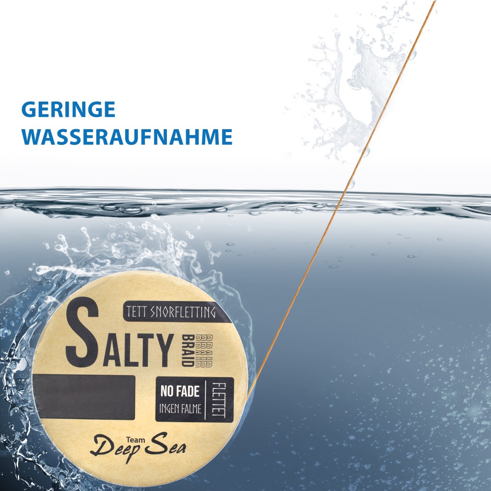 Team Deep Sea Salty-Braid Geflochtene Schnur 0,30mm - orange - 1000m