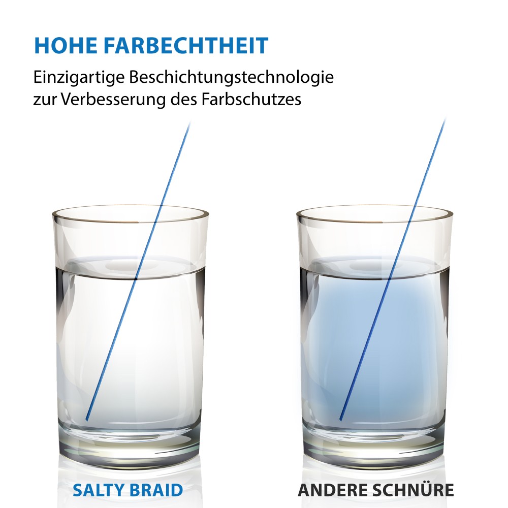 Team Deep Sea Salty-Braid - Geflochtene Schnur 0,20mm - blue - 50m