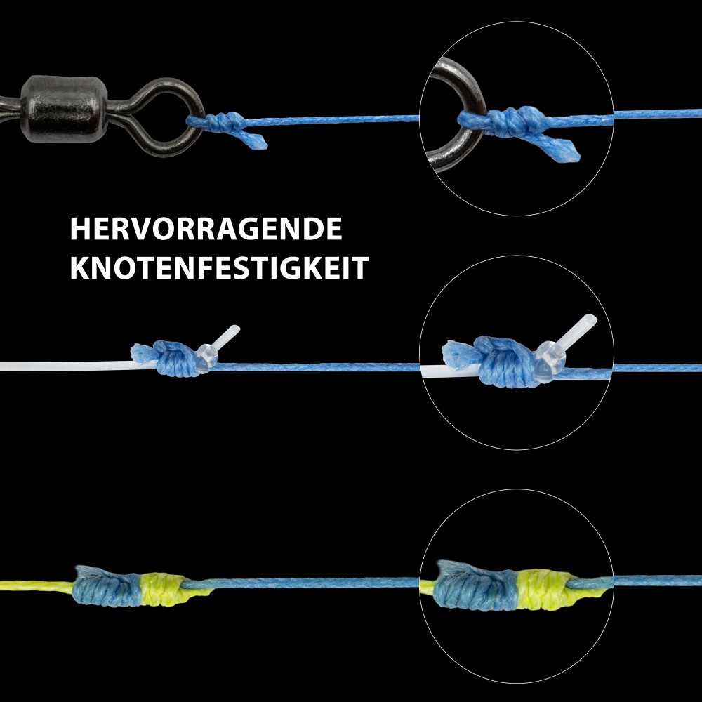 Team Deep Sea Salty-Braid - Geflochtene Schnur 0,35mm - blue - 50m