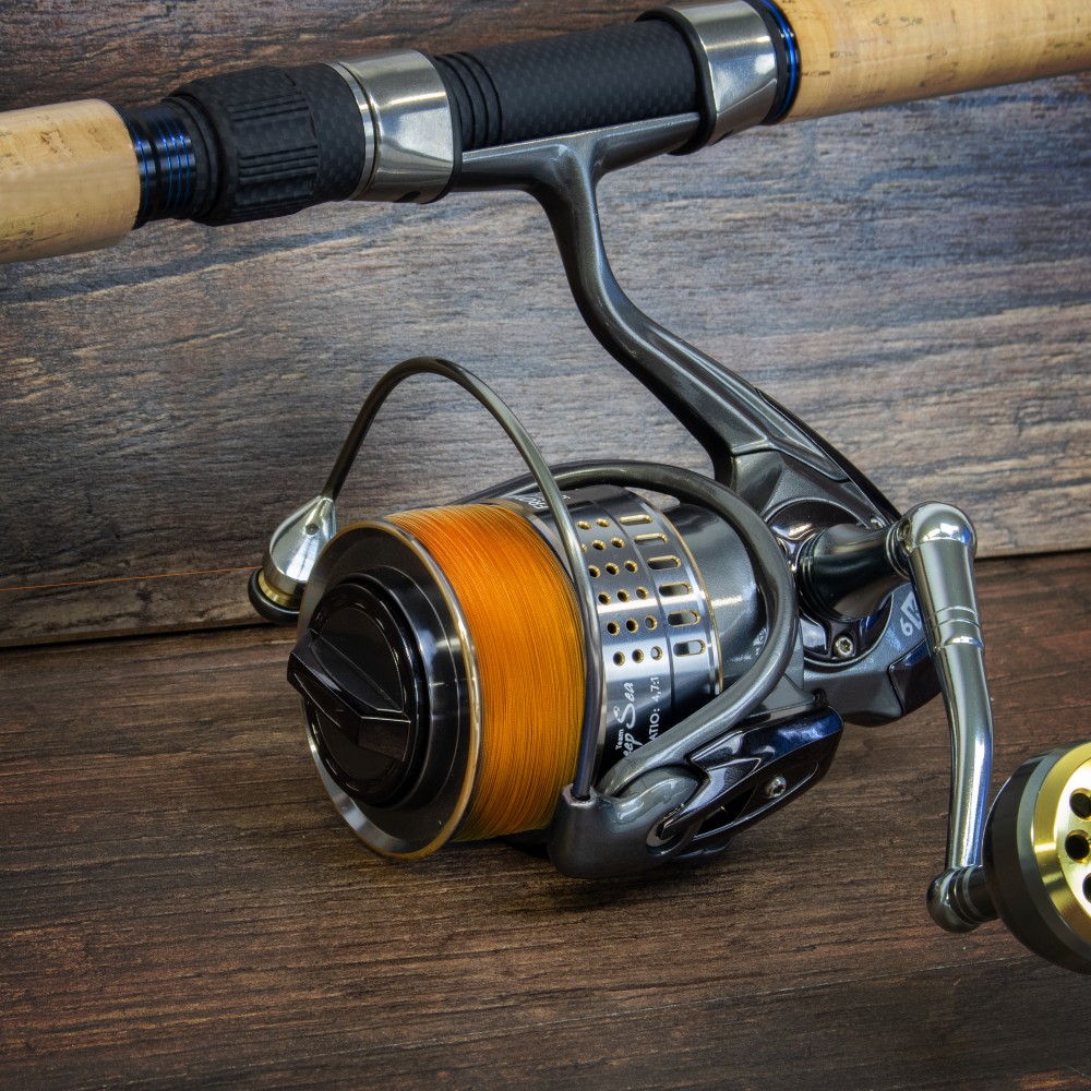 Team Deep Sea Salty-Braid - Geflochtene Schnur 0,30mm - orange - 50m