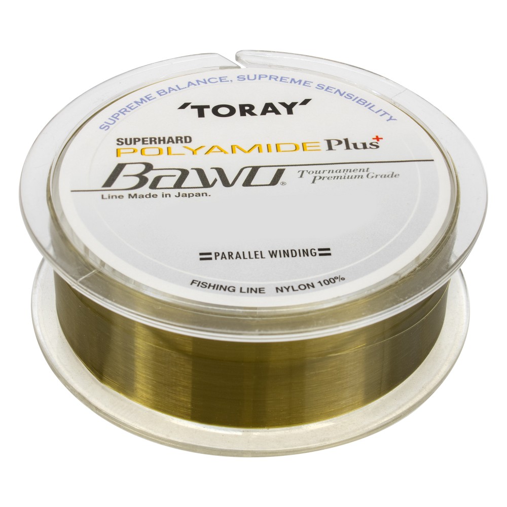 Toray Bawo Polyamide Plus Monofil-Schnur 0,210mm - gold-braun