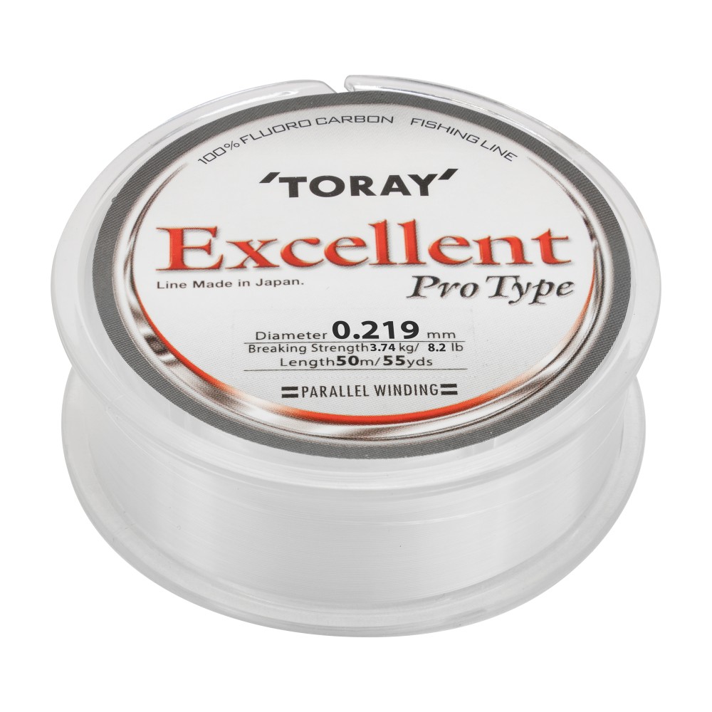 Toray Excellent Pro Type Fluorocarbon 0,219mm - transparent