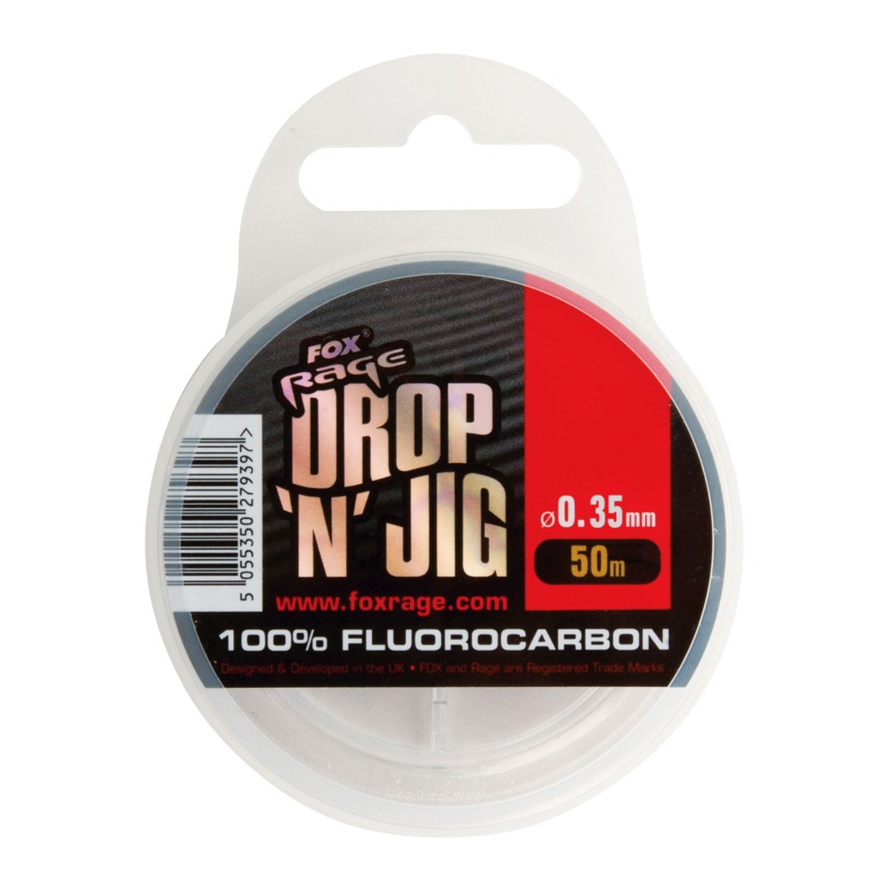 Fox Rage Drop & Jig Fluorocarbon Vorfachschnur