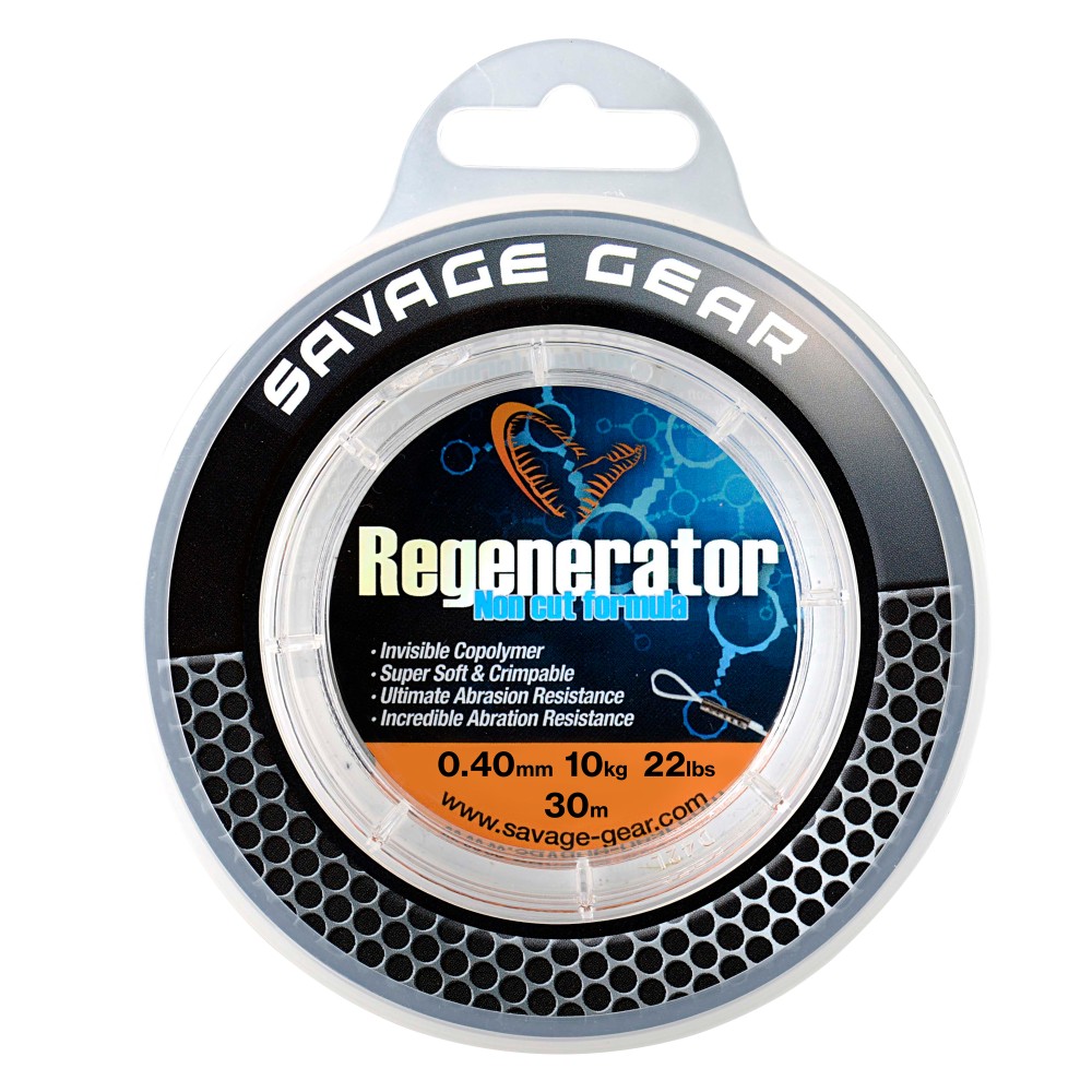 Savage Gear Regenerator Mono - Vorfachschnur TK10kg - 0,4mm - 30m