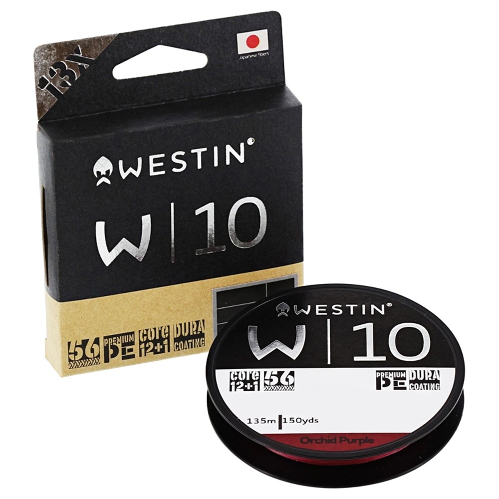 Westin W10 13 Braid Orchid Purple Geflochtene Schnur 135m - TK6,0Kg - 0,08mm