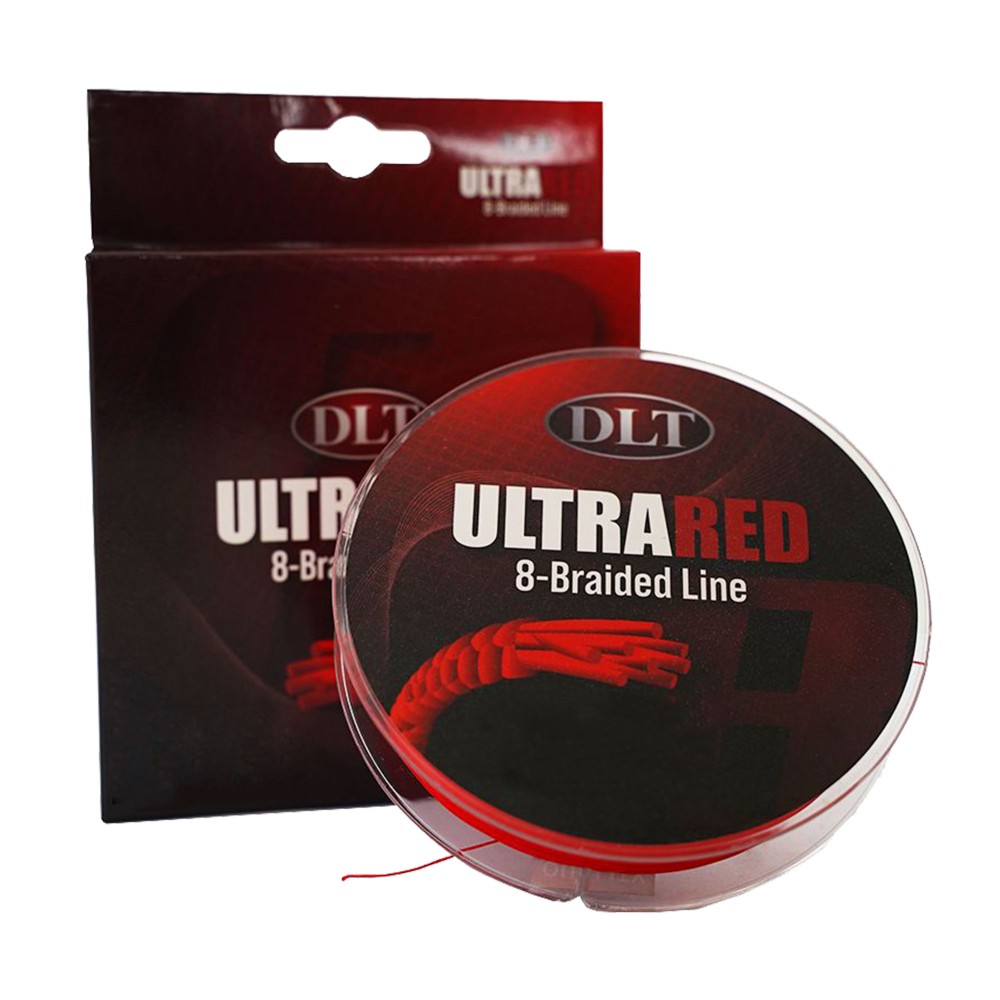 DLT UltraRed-8 Braided Line Geflochtene Schnur 200m - 0,20mm - rot