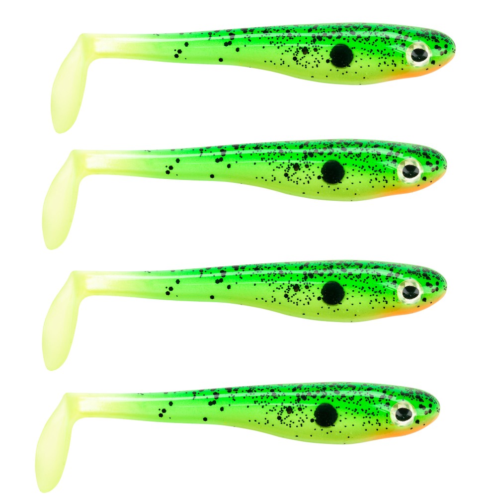 Berkley Hollow Belly Gummifische 10cm - Hot Firetiger - 7g - 4 Stück