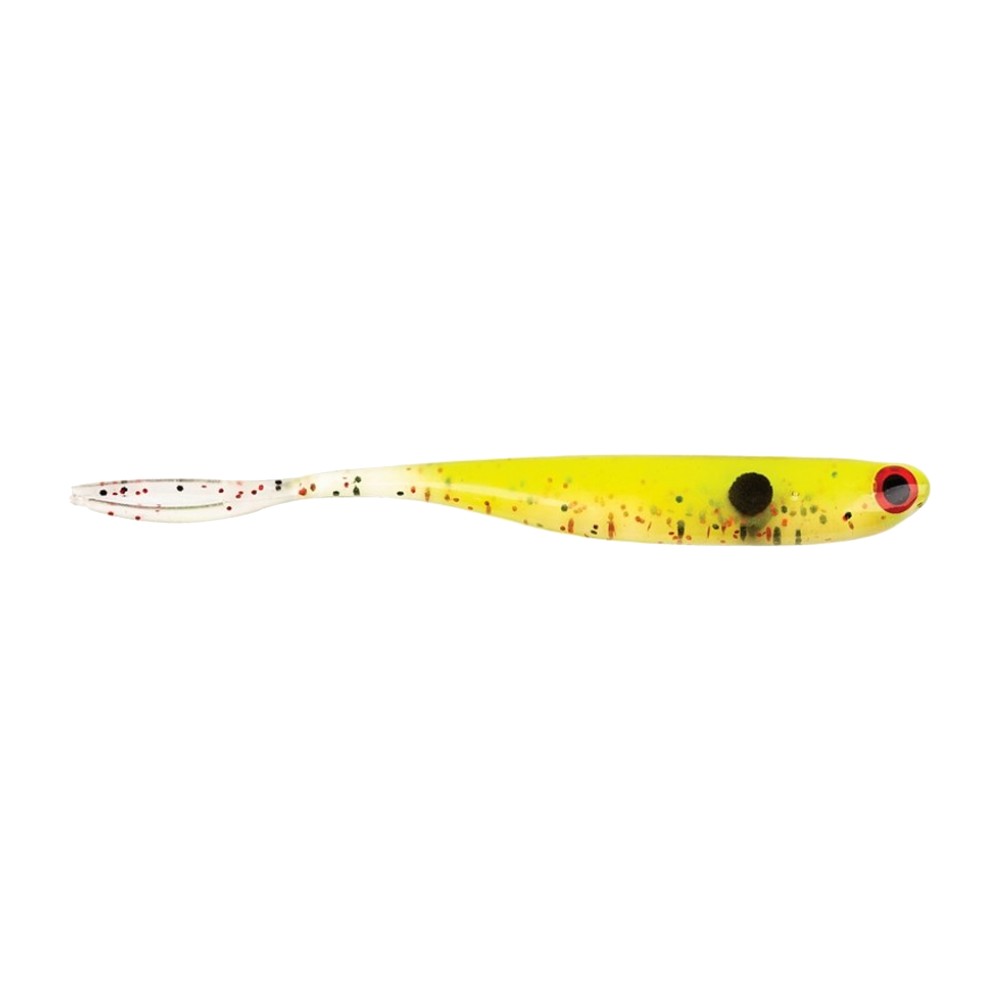 Berkley Sneakminnow Gummifisch 11cm - Speckled Lime - 4Stück