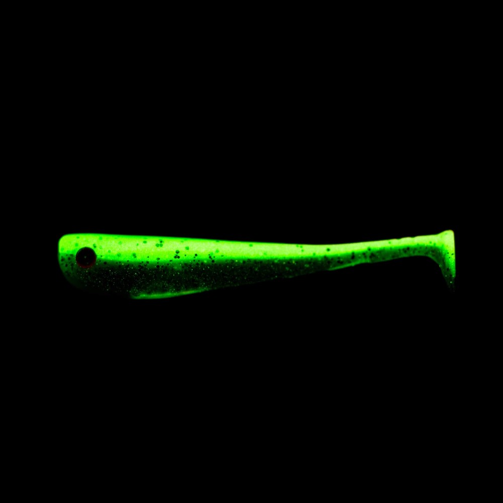 Gapshad Raubfischköder - Gummifisch 11,5cm - Chartreuse - 4Stück