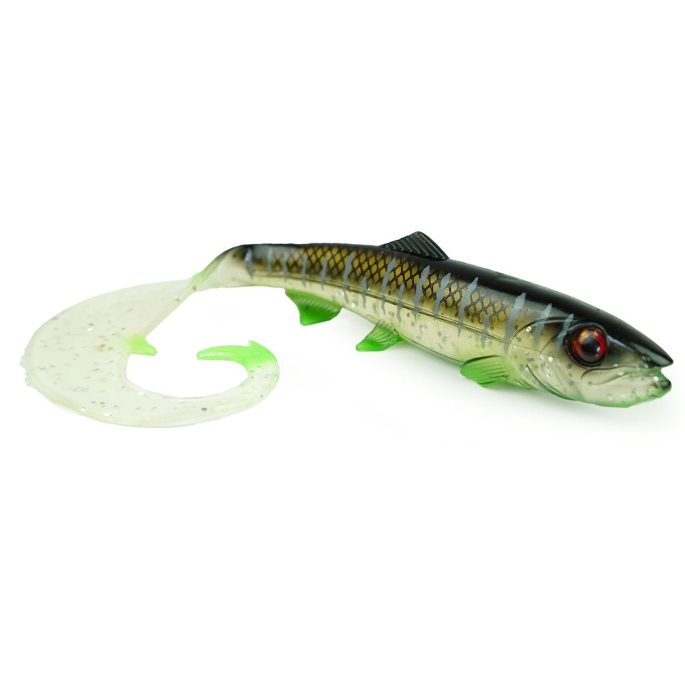 Hostagevalley Lures Hostagevalley Curlytail 18 - Twister Clear Malawi - 18cm - 28g - 1Stück