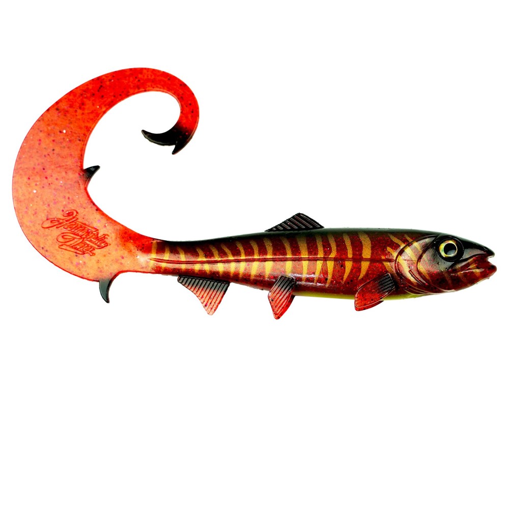 Hostagevalley Lures Hostagevalley Curlytail 18 - Twister Red Pike - 18cm - 28g - 1Stück
