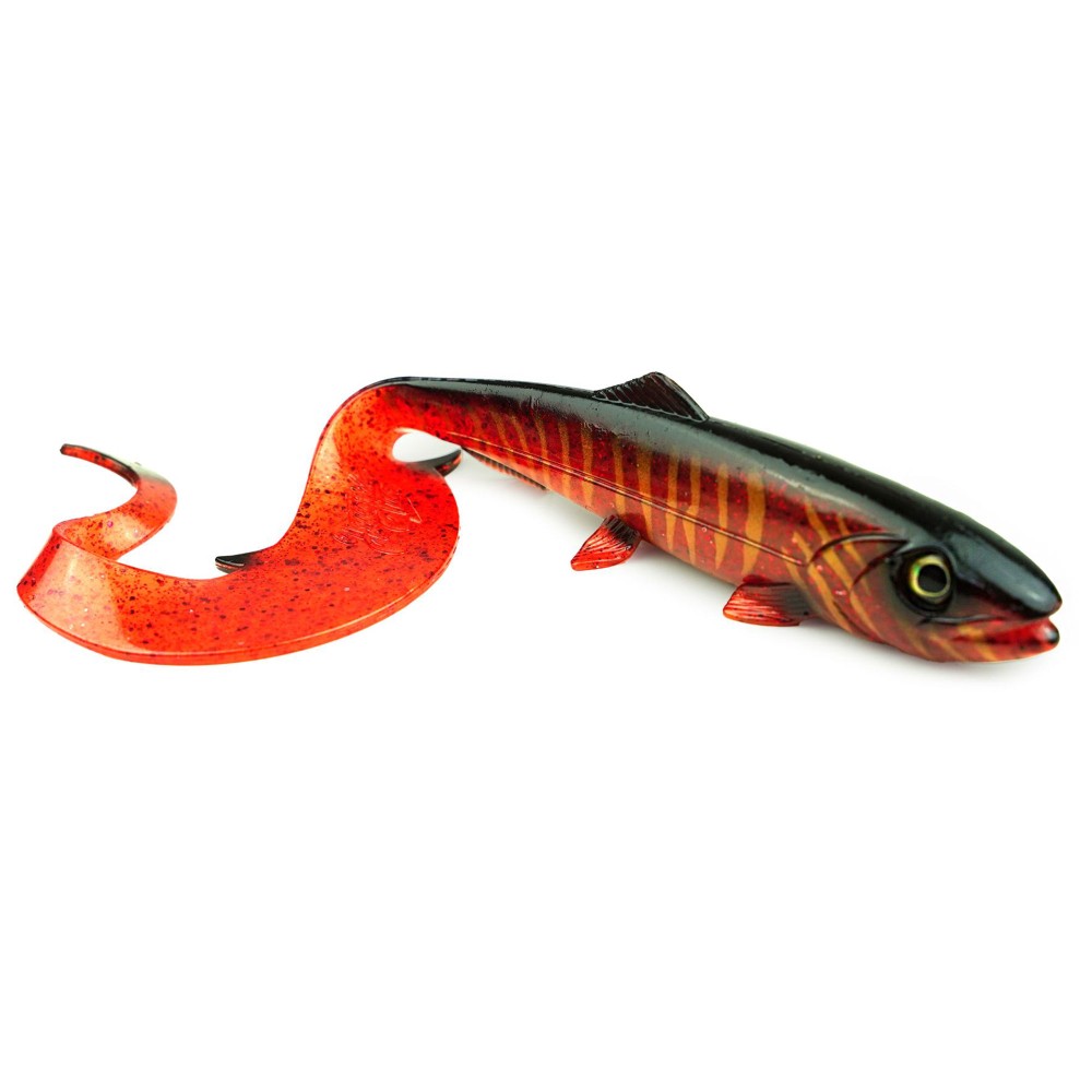 Hostagevalley Lures Hostagevalley Curlytail 18 - Twister Red Pike - 18cm - 28g - 1Stück