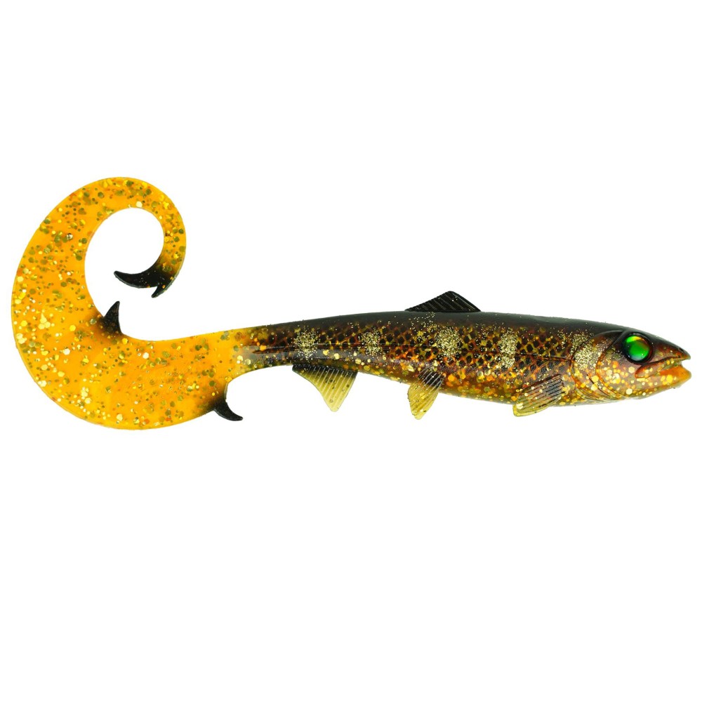 Hostagevalley Lures Hostagevalley Curlytail 18 - Twister Spotted Bullhead - 18cm - 28g - 1Stück