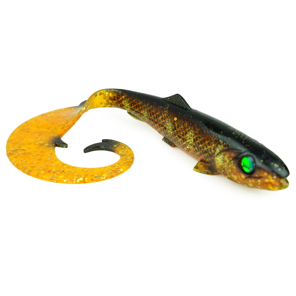Hostagevalley Lures Hostagevalley Curlytail 18 - Twister Spotted Bullhead - 18cm - 28g - 1Stück