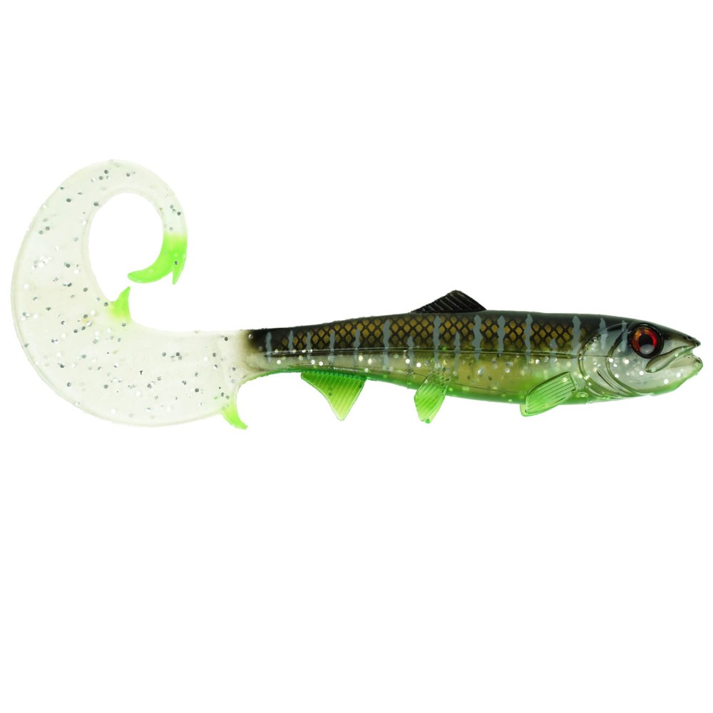 Hostagevalley Lures Hostagevalley Curlytail 24 - Twister Clear Malawi - 24cm - 66g - 1Stück