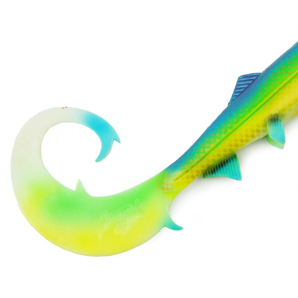 Hostagevalley Lures Hostagevalley Curlytail 24 - Twister Green Attack UV II - 24cm - 66g - 1Stück