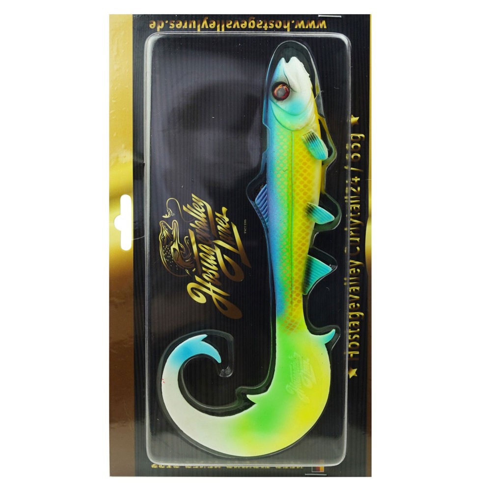 Hostagevalley Lures Hostagevalley Curlytail 24 - Twister Green Attack UV II - 24cm - 66g - 1Stück