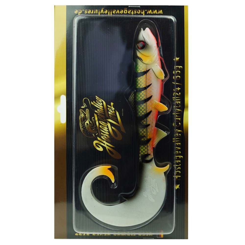 Hostagevalley Lures Hostagevalley Curlytail 24 - Twister Purpur Perch - 24cm - 66g - 1Stück