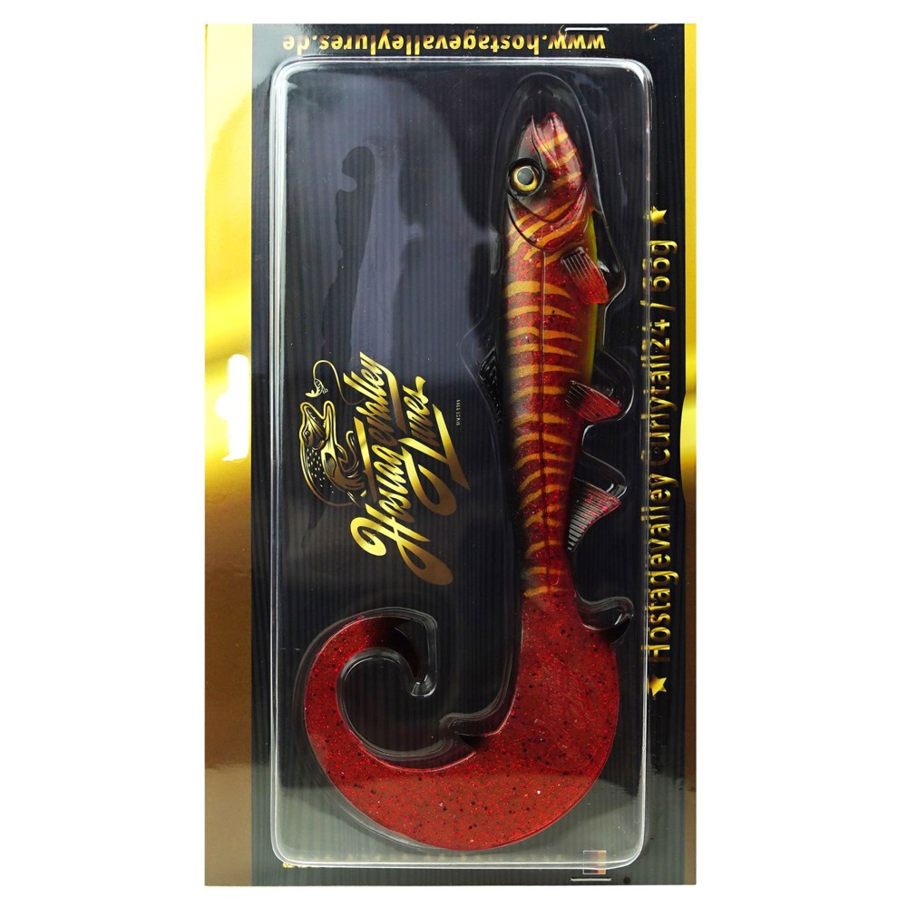 Hostagevalley Lures Hostagevalley Curlytail 24 - Twister Red Pike - 24cm - 66g - 1Stück