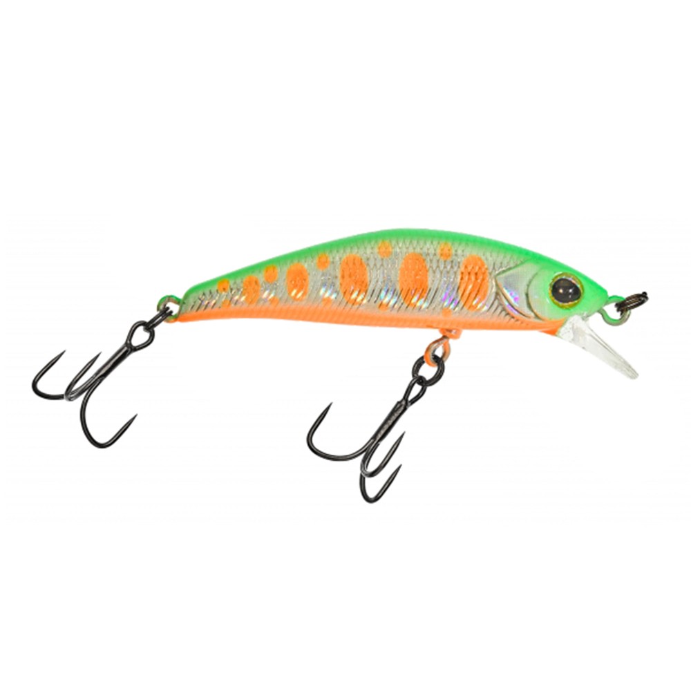 Illex Tricoroll 43 SHW Wobbler Green Orange Yamame - 4,3cm - 3,0g - 1Stück