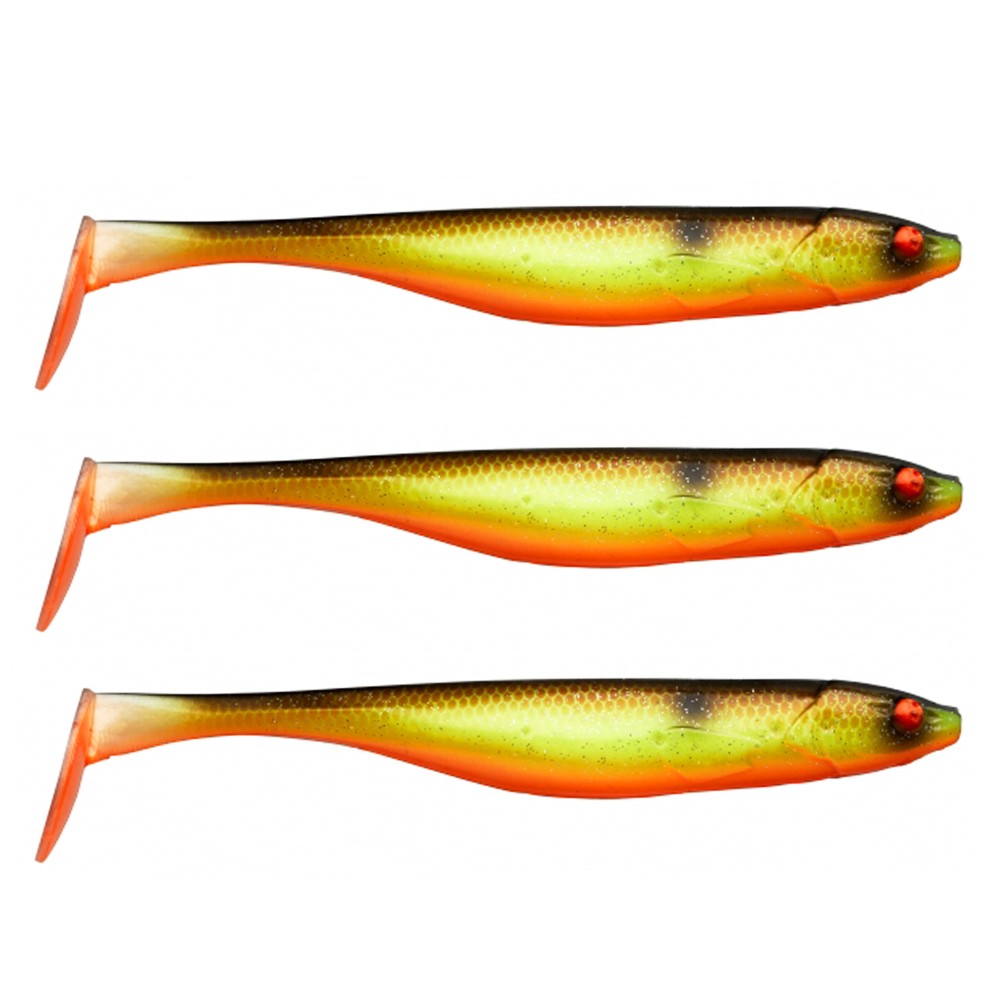 Illex Magic Fat Shad - Gummifische 15,5cm - 3 Stück - Muddy Roach